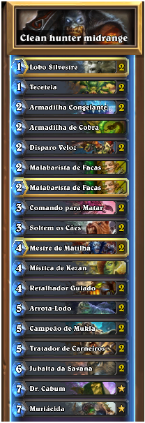 Clean hunter midrange