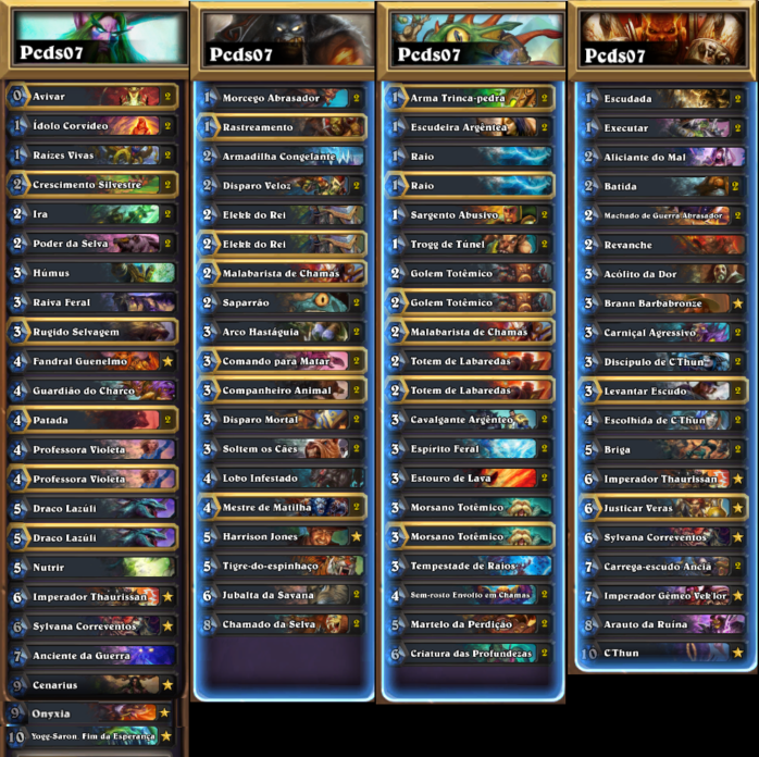 decklists pcsd07 summer