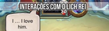 [Cavaleiros do Trono de Gelo] 19 interações na luta do Lich Rei