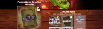 [Twitch Prime] Ganhe gratuitamente um pacote recheado de douradas!
