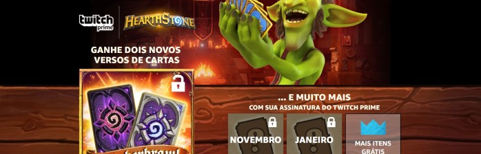 [Oktoberbrawl – Twitch Prime] Dois versos de cartas exclusivos disponíveis